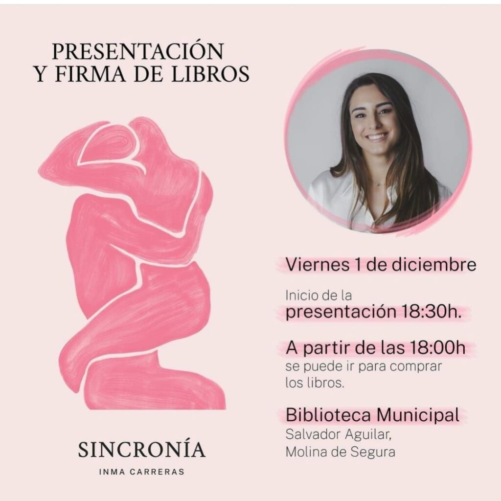 Libro 'Sincronía' de Inma Carreras CARTEL
