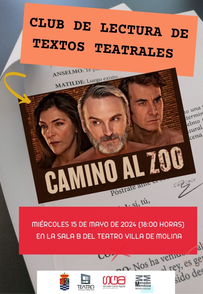 Cultura Molina Club de Lectura de Textos Teatrales Actividad 15may24 CARTEL