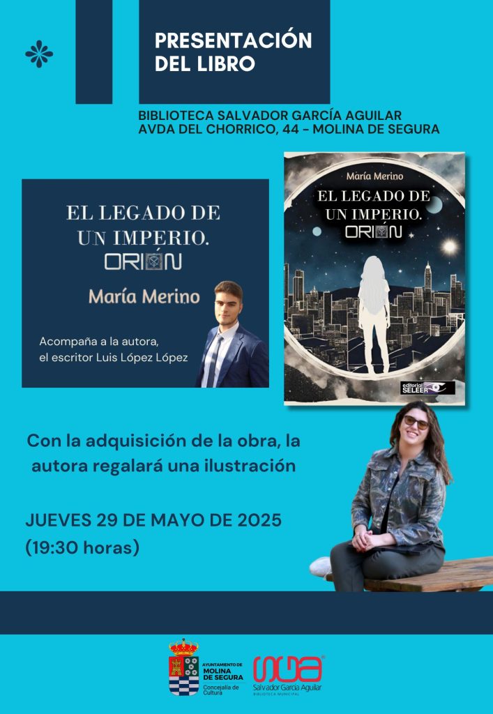 Libro 'El legado de un imperio. Orión' de María Merino CARTEL