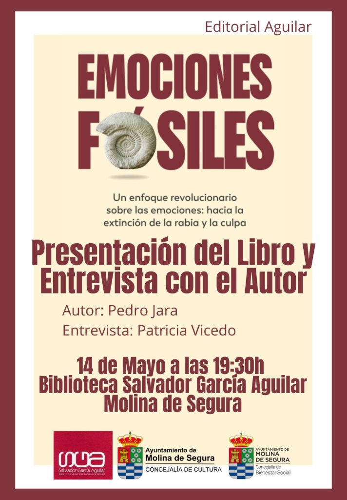 Libro 'Emociones fósiles' de Pedro Jara CARTEL
