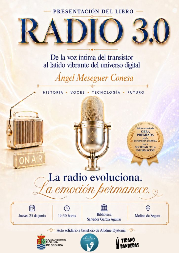 Libro 'Radio 3.0' de Ángel Meseguer Conesa CARTEL